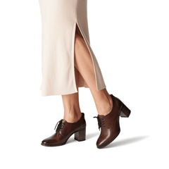 Pantofi Piele Naturala Ama Brandy -Tamaris