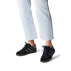 Sneakers Piele Naturala Audry Black - Tamaris