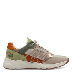 Pantofi Sport Piele Naturala Mona Orange - Tamaris