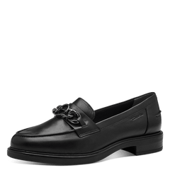 Pantofi Piele Naturala Vika Black- Tamaris