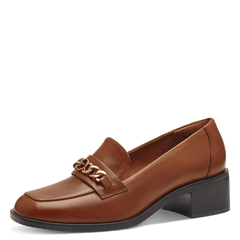 Pantofi Piele Naturala Mara Cognac- Tamaris