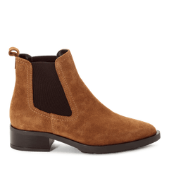 Botine Piele Naturala 1-25322-45 Cognac - Tamaris