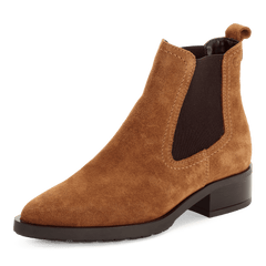 Botine Piele Naturala 1-25322-45 Cognac - Tamaris