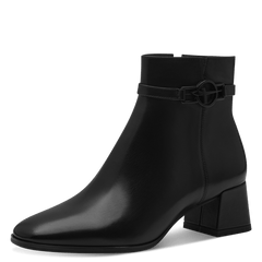 Ghete Piele Naturala Alka Black- Tamaris
