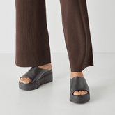 Saboti Piele Naturala Maka Black - Tamaris