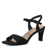 Sandale Cu Toc Baby Black Cam - Tamaris