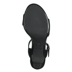 Sandale Cu Toc Baby Black Cam - Tamaris