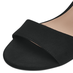 Sandale Cu Toc Baby Black Cam - Tamaris