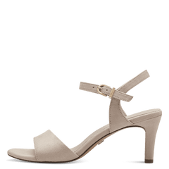 Sandale Cu Toc Baby Beige - Tamaris
