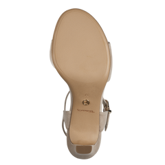 Sandale Cu Toc Baby Beige - Tamaris