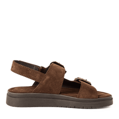 Sandale Piele Naturala Malva Mocca - Tamaris