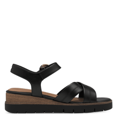 Sandale Piele Naturala Deborah Black - Tamaris