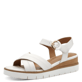 Sandale Piele Naturala Deborah White - Tamaris