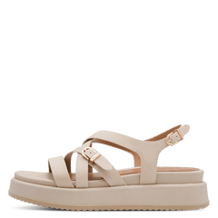 Sandale Piele Naturala Azza Ivory - Tamaris