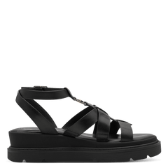 Sandale Piele Naturala Elly Black - Tamaris