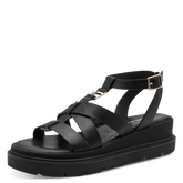 Sandale Piele Naturala Elly Black - Tamaris