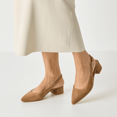 Pantofi Piele Naturala Eva Cognac - Tamaris