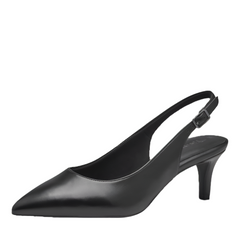 Pantofi Decupati Cu Toc Ines Black