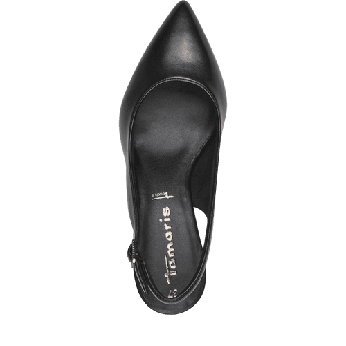 Pantofi Decupati Cu Toc Ines Black
