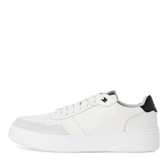 Pantofi Casual Piele Naturala WHITE/BLACK - Marco Tozzi
