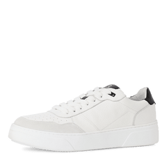 Pantofi Casual Piele Naturala WHITE/BLACK - Marco Tozzi