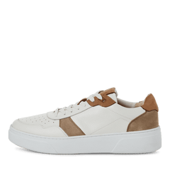 Pantofi Casual Piele Naturala WHITE/NUT - Marco Tozzi
