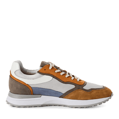 Sneakers Piele Naturala Brother ORANGE/TAUPE- Marco Tozzi