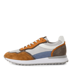 Sneakers Piele Naturala Brother ORANGE/TAUPE- Marco Tozzi