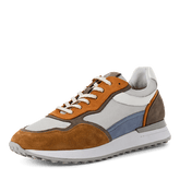 Sneakers Piele Naturala Brother ORANGE/TAUPE- Marco Tozzi