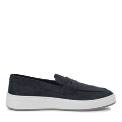 PENNY LOAFERS Piele Naturala Navy Suede - Marco Tozzi