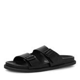 Papuci Piele Naturala Issac BLACK - Marco Tozzi