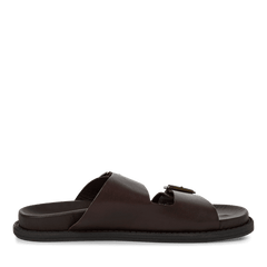 Papuci Piele Naturala Issac MOCCA - Marco Tozzi