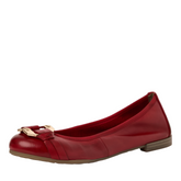 Balerini Piele Naturala Harp Red - Marco Tozzi