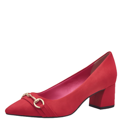 Pantofi Cu Toc Ramona Rosii - Marco Tozzi