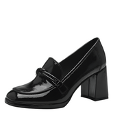 Pantofi Cu Toc Diva Negru Patent - Marco Tozzi