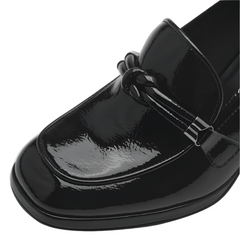 Pantofi Cu Toc Diva Negru Patent - Marco Tozzi