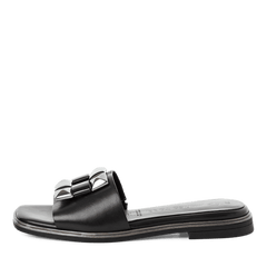 Papuci Piele Naturala Ioana Black - Marco Tozzi