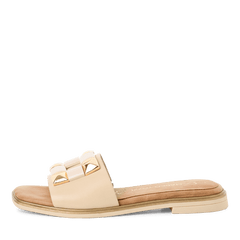 Papuci Piele Naturala Ioana Cream - Marco Tozzi