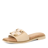 Papuci Piele Naturala Ioana Cream - Marco Tozzi