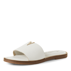 Papuci Piele Naturala Aynara White - Marco Tozzi