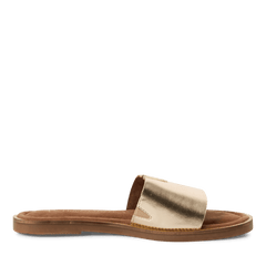 Papuci Piele Naturala Aynara Gold- Marco Tozzi