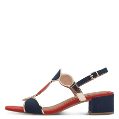 Sandale Cu Toc Hecho NAVY COMB - Marco Tozzi