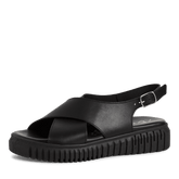 Sandale Piele Naturala Astoria Black - Marco Tozzi
