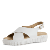Sandale Piele Naturala Astoria White - Marco Tozzi
