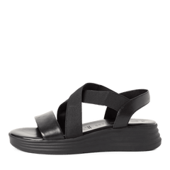 Sandale Piele Naturala Cirella Black - Marco Tozzi