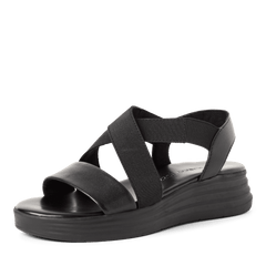 Sandale Piele Naturala Cirella Black - Marco Tozzi