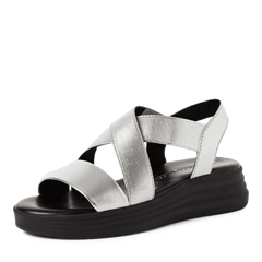 Sandale Piele Naturala Cirella Silver - Marco Tozzi