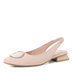 Pantofi Piele Naturala Emma Nude - Marco Tozzi