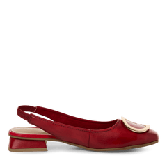 Pantofi Piele Naturala Emma Rosii - Marco Tozzi