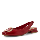 Pantofi Piele Naturala Emma Rosii - Marco Tozzi